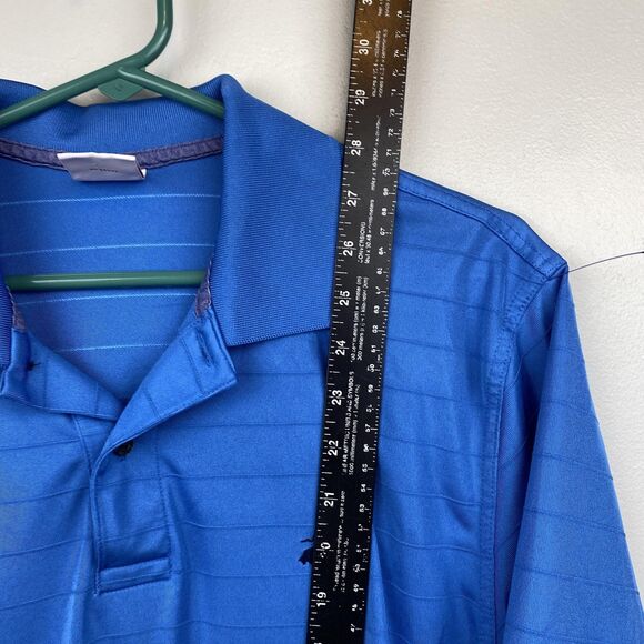 Brooks Brothers Polo Shirt Mens Medium Blue Performance 1818 Stretch Golf Casual - Picture 8 of 10